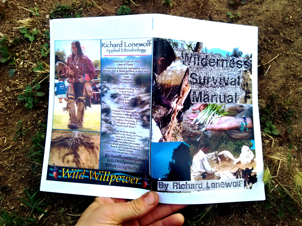 Wilderness Survival Manual ad cover pages